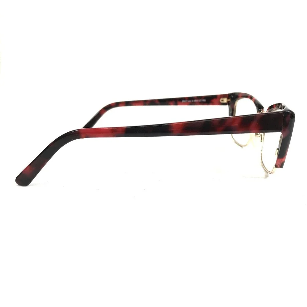 Andy Wolf Eyeglasses Frames 5027 col.h Brown Red Tortoise Gold Cat Eye 53-17-140